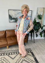Load image into Gallery viewer, Your Garden Party Denim Jacket