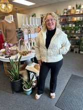 Load image into Gallery viewer, Mixed Media Ivory Jacket