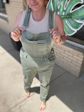 Load image into Gallery viewer, Sage Boyfriend Overalls