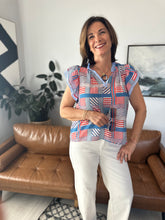 Load image into Gallery viewer, Patriotic Parade Flutter Sleeve Top