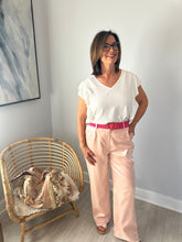 Load image into Gallery viewer, Shimmer & Sweetness Light Pink Slacks