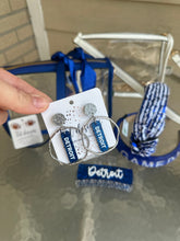 Load image into Gallery viewer, Sports Team Circle Earrings