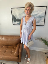 Load image into Gallery viewer, Little Blue Striped Dress
