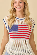 Load image into Gallery viewer, Lady Liberty Crochet Top