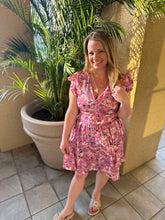 Load image into Gallery viewer, Petal Perfect Pink Floral Dress