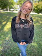 Load image into Gallery viewer, Spooky Cropped Sweatshirt
