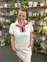 Load image into Gallery viewer, All American Jacquard Dress
