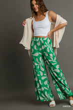 Load image into Gallery viewer, Summer Breeze Green Palazzo Pants