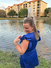 Load image into Gallery viewer, Dancing In The Street Cobalt Dress