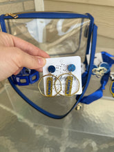 Load image into Gallery viewer, Sports Team Circle Earrings