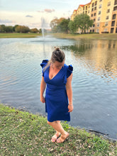 Load image into Gallery viewer, Dancing In The Street Cobalt Dress
