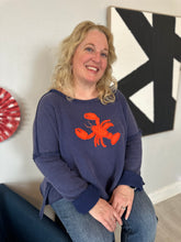 Load image into Gallery viewer, Coastal Lobster Rustic Crewneck