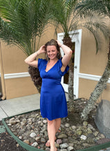 Load image into Gallery viewer, Dancing In The Street Cobalt Dress