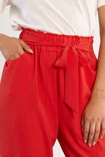 Load image into Gallery viewer, Royal Red Taper Leg Pant
