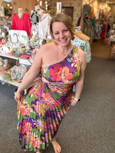 Load image into Gallery viewer, Ibiza Rio Asymmetrical Pleated Dress