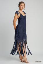 Load image into Gallery viewer, Queen of Hearts Lace Maxi Dress