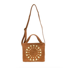 Load image into Gallery viewer, Flora Laser Cutout Crossbody Tote