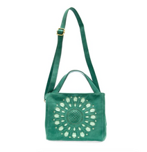 Load image into Gallery viewer, Flora Laser Cutout Crossbody Tote