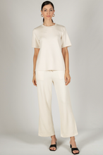 Load image into Gallery viewer, Luxury Modal Wide Leg Beige Pants