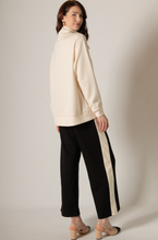 Load image into Gallery viewer, Scuba Modal Black Stripe Pants