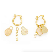 Load image into Gallery viewer, Interchangeable Charm Earring