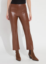 Load image into Gallery viewer, Elysee Vegan Leather Ankle Pant