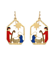 Load image into Gallery viewer, Nativity Scene Earring
