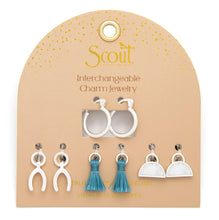 Load image into Gallery viewer, Interchangeable Charm Earring