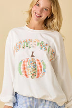 Load image into Gallery viewer, Pumpkin Patchwork Crewneck