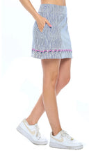 Load image into Gallery viewer, Aryeh Tessa Navy Side Open Skort