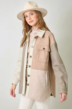 Load image into Gallery viewer, Sweet Hello Colorblock Shacket