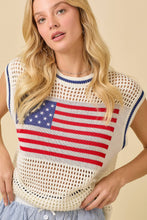 Load image into Gallery viewer, Lady Liberty Crochet Top