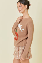 Load image into Gallery viewer, Thankful Pumpkin 3D Embroidered Sweater