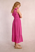 Load image into Gallery viewer, Tied to Perfection Magenta Maxi Dress