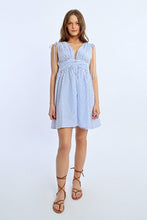 Load image into Gallery viewer, Little Blue Striped Dress