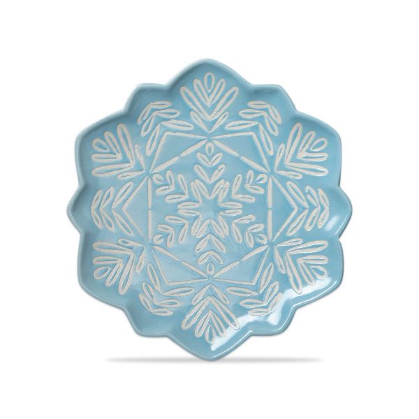 Snowflake Appetizer Plate