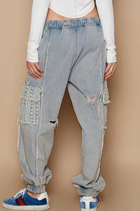 To Chic To Quit Denim Joggers