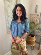 Load image into Gallery viewer, Missy Braided Denim Washed Top
