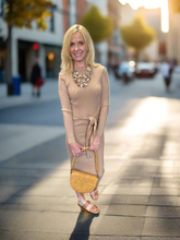 Load image into Gallery viewer, Golden Hour Girl Knit Dress
