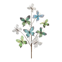 Load image into Gallery viewer, Blue Hues Butterfly Decorative Pick
