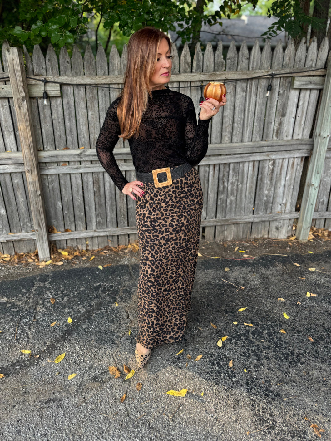 Cutie Black Sheer Velvet Long Sleeve