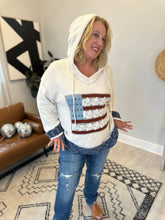 Load image into Gallery viewer, All American Hooded Sweater
