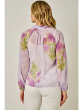 Load image into Gallery viewer, Loving Lavender Ruffle Peasant Blouse
