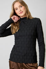 Load image into Gallery viewer, Black Textured Knit Top

