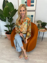 Load image into Gallery viewer, Yellow Claudia Button up Blouse
