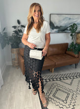 Load image into Gallery viewer, Check Me Out Circular Flow Midi Skirt
