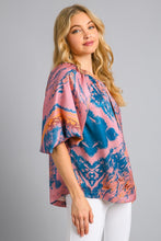 Load image into Gallery viewer, Marble Mauve Balloon Blouse
