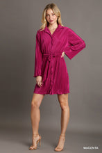 Load image into Gallery viewer, Come on Barbie Button Down Shirt Dress

