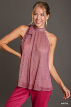 Load image into Gallery viewer, Cup Of Cheer Sleeveless Halter Tank
