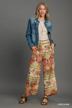 Load image into Gallery viewer, Botanical Print Wide Leg Pants

